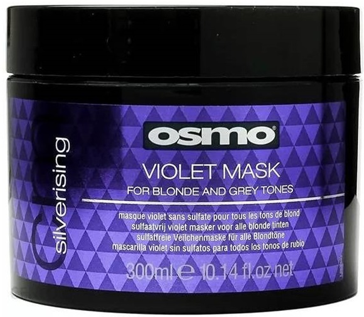 Maska do włosów Osmo Colour Mission Silverising Violet Mask 300 ml (5035832100586) - obraz 1