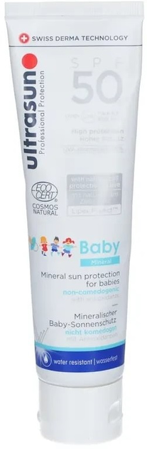 Emulsja przeciwsłoneczna Ultrasun Baby Mineral SPF 50 100 ml (756848235318) - obraz 2