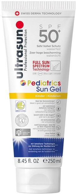 Żel przeciwsłoneczny Ultrasun Pediatrics Kinder SPF 50 250 ml (756848213316) - obraz 1