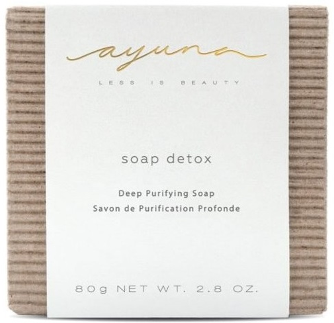Stałe mydło Ayuna Deeply Purifying Detox 80 g (8437016529874) - obraz 1