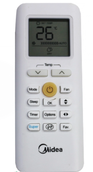 Кондиціонер Midea AF8-12N1C2-I / AF8-12N1C2-O - изображение 3