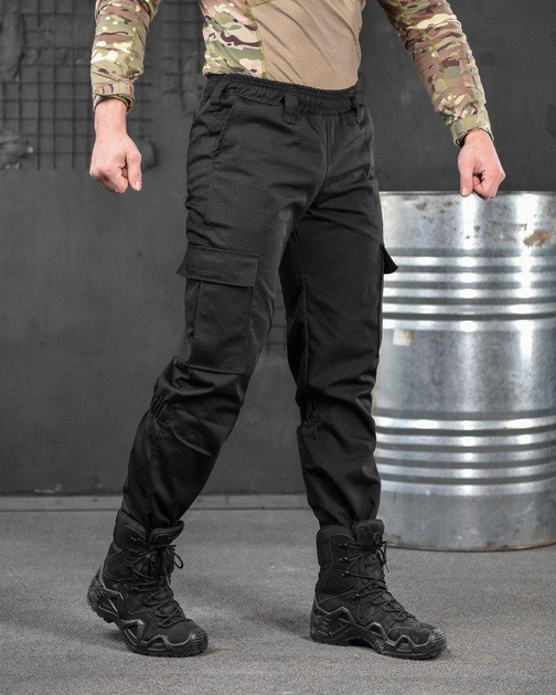 Тактичні чоловічі штани весна/літо S чорні (85660) - зображення 1