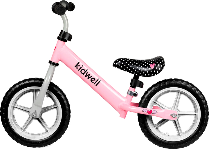 Rowerek biegowy Kidwell Rebel Różowy (5901130074464) - obraz 2
