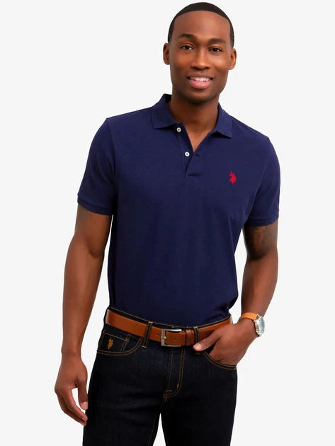 Поло довге чоловіче U.S.Polo Assn 116015-8800A M Темно-синє (786654570778) - Фото 5 Поло довге чоловіче U.S.Polo Assn 116015-8800A M Темно-синє (786654570778) - зображення 5