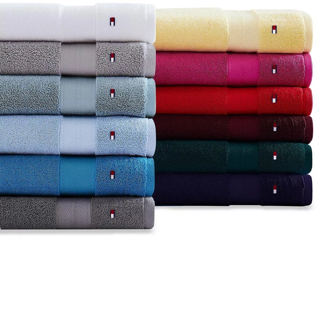 Полотенце махровое Tommy Hilfiger Modern American Банное 76х138 см Белое (1159801165) - Фото 2 Полотенце махровое Tommy Hilfiger Modern American Банное 76х138 см Белое (1159801165) - изображение 2