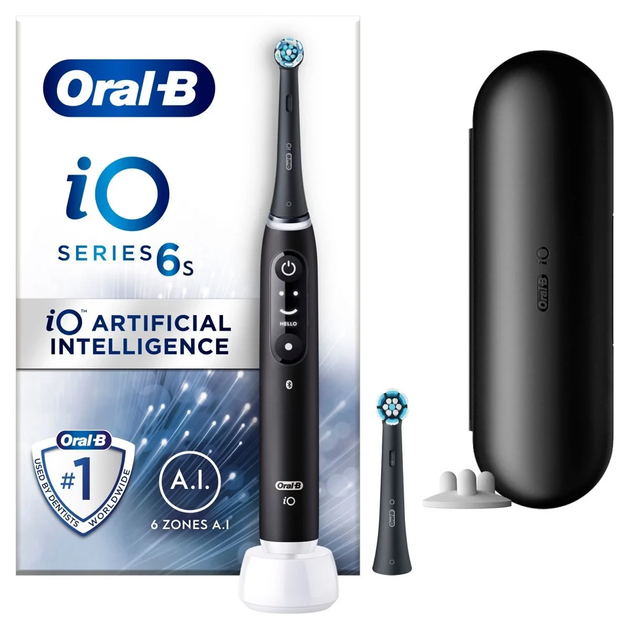 Електрична зубна щітка Oral-B iO Series 6 Black Lava (4210201409137) - зображення 1