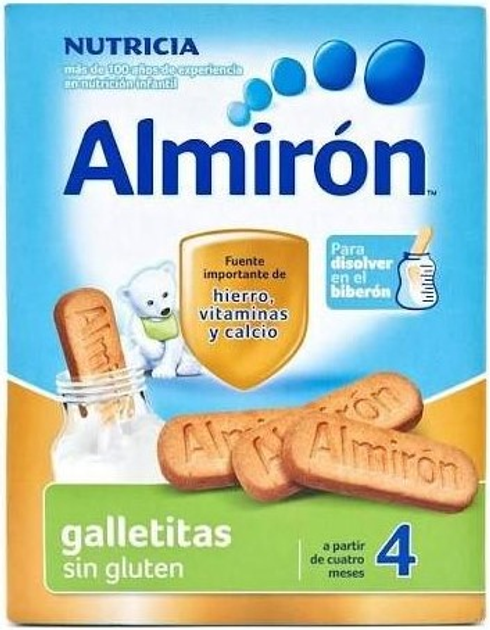 Ciasteczka dla niemowląt Almiron Advance Gluten-Free Cookies 250 g (8410048954005) - obraz 1