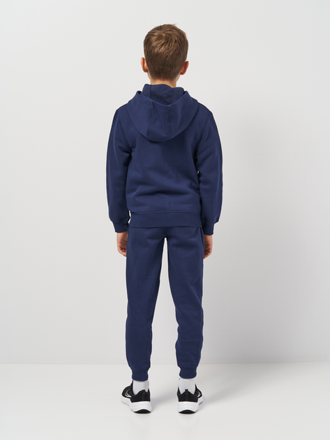Подростковый теплый спортивный костюм (толстовка + штаны) для мальчика Nike K Nsw Club Flc Fz Tracksuit FD3114-410 158-170 см Midnight Navy/White (0196607054062) 