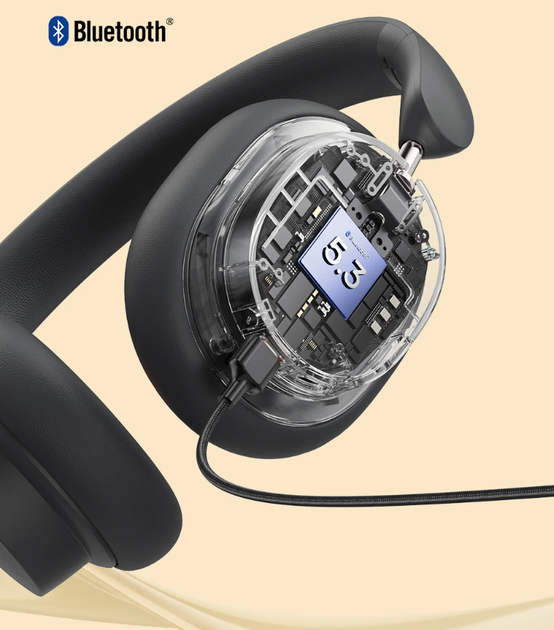 Беспроводные наушники Baseus Bowie Bluetooth 5.3 Earphone HIFI Stereo Headset 40mm, Серый (D05) - изображение 4