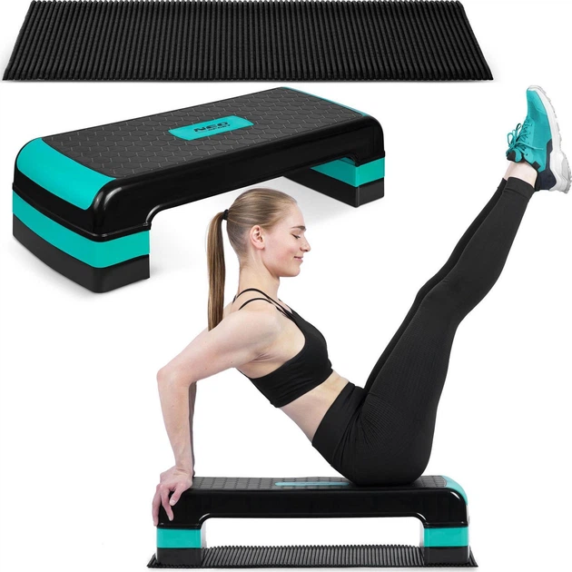 Step do cwiczen Neo Sport 3 stopnie ns 402 turkusowy (5903890606091) - obraz 7