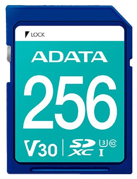Karta pamięci ADATA Premier Pro SDXC UHS-I U3 256GB (ASDX256GUI3V30S-R) - obraz 1