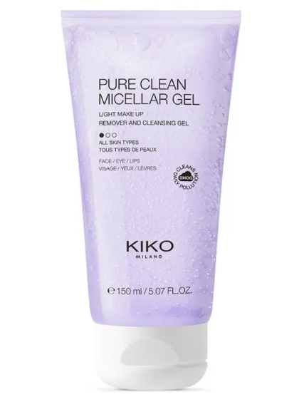 Міцелярний гель Kiko Milano Pure Clean Micellar Gel 150 мл (20769WB) - Фото 1 Міцелярний гель Kiko Milano Pure Clean Micellar Gel 150 мл (20769WB) - зображення 1