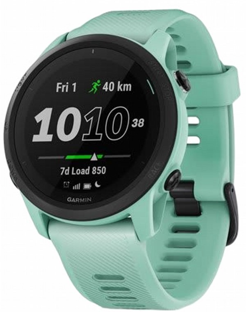 Pasek silikonowy Garmin do Forerunner 745 Mint (753759261474) - obraz 2