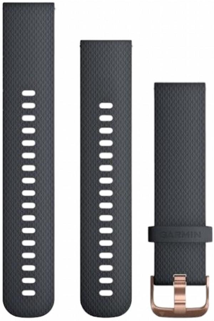 Pasek silikonowy Garmin QuickFit 18 mm Graphite (753759274900) - obraz 1