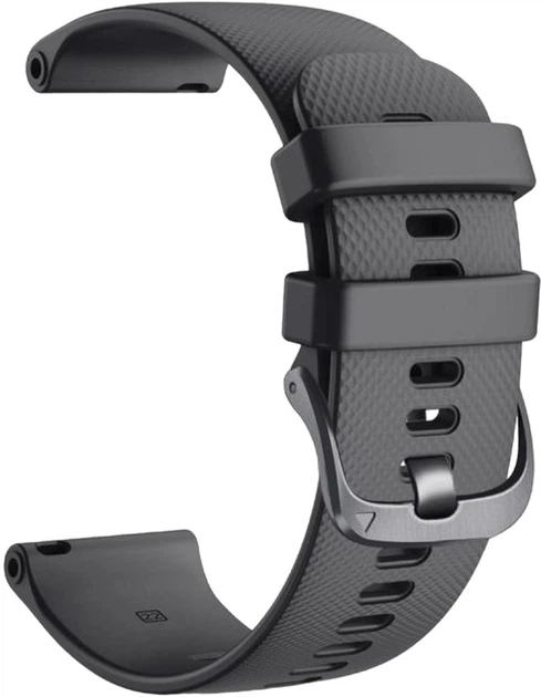 Ремінець силіконовий Garmin QuickFit 20 мм Dark Grey (010-13021-00) - зображення 2