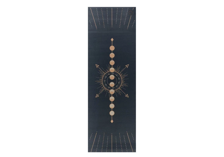 Коврик для йоги Bodhi Leela Lunalign — Фазы Луны Midnight Blue 183x60x0.4 см - Фото 1 Коврик для йоги Bodhi Leela Lunalign — Фазы Луны Midnight Blue 183x60x0.4 см - изображение 1