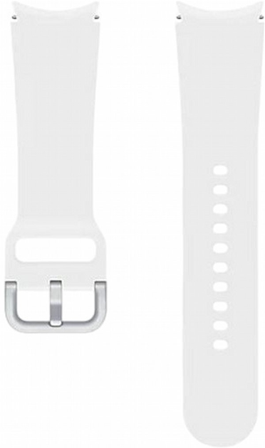 Ремінець Samsung Sport Band для Galaxy Watch 4 20 мм S / M White (8806092659315) - зображення 1