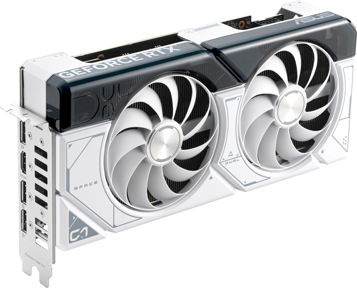 Відеокарта ASUS PCI-Ex GeForce RTX 4070 Super Dual White OC Edition 12GB GDDR6X (192bit) (2550/21000) (HDMI, 3 x DisplayPort) (DUAL-RTX4070S-O12G-WHITE) - зображення 2