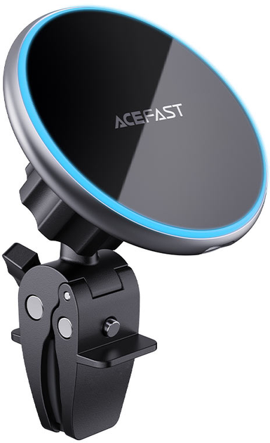 Uchwyt samochodowy Acefast D3 Magnetic Wireless Charging Silver (6974316280446) - obraz 2