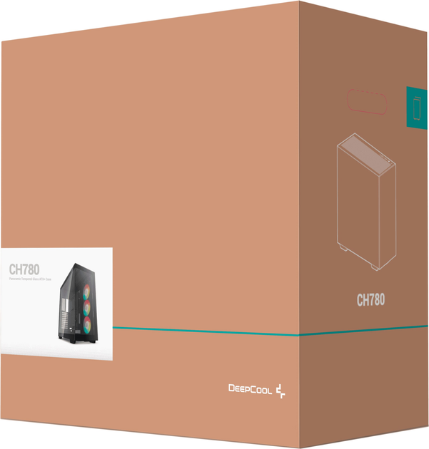 Корпус DeepCool CH780 Black (R-CH780-BKADE41-G-1) - зображення 14