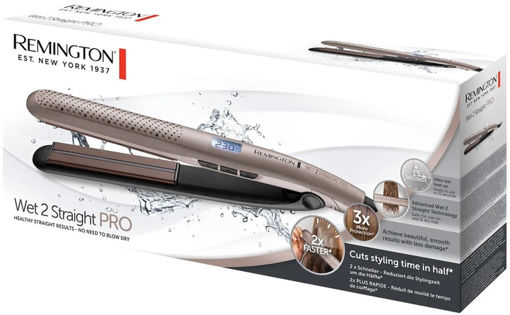 Випрямляч для волосся Remington S7970 Wet 2 Straight Pro (5038061112856) - зображення 5