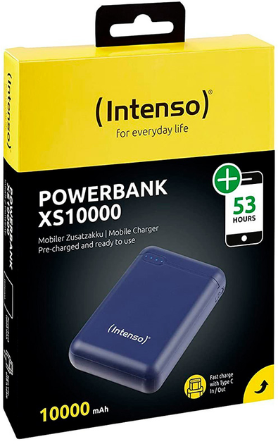 УМБ Intenso XS10000 10000 mAh Blue (7313537) - зображення 5
