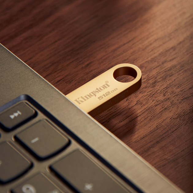 Флеш пам'ять USB Kingston DataTraveller SE9 G3 256GB USB 3.2 Gen 1 Gold (DTSE9G3/256GB) - зображення 11