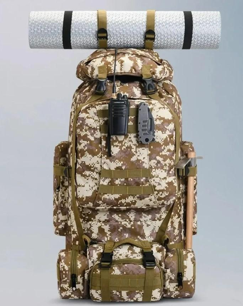 Водонепроникний тактичний рюкзак Tacal-A4 80L (4 в 1) - зображення 2