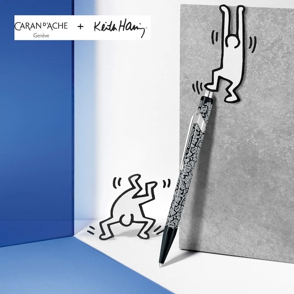 Ручка Caran d'Ache 849 Keith Haring чорна бокс - зображення 2