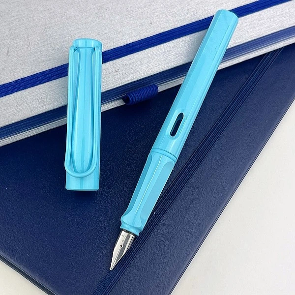 Чорнильна ручка Lamy Safari Pastel Aqua Sky аквамарин перо F (тонке) - зображення 4