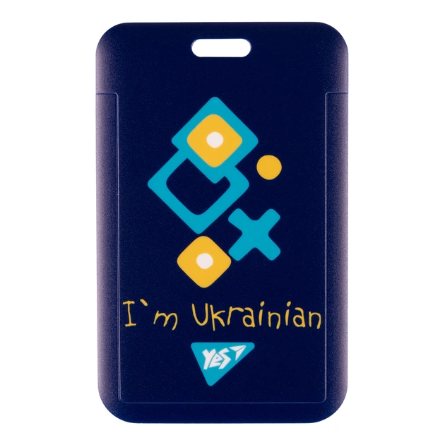 Бейдж вертикальный Yes Ukraine слайдер, 940320 – фото, отзывы