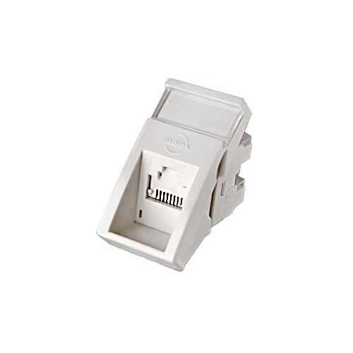 Модуль Molex MLG-00021-02 22.5x45/UTP/1xRJ45/Cat6 угловой Белый - Фото 1 Модуль Molex MLG-00021-02 22.5x45/UTP/1xRJ45/Cat6 угловой Белый - изображение 1