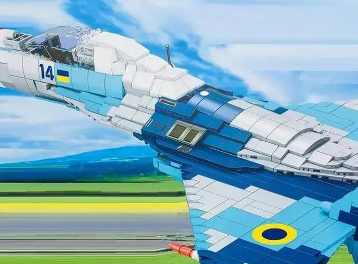 Конструктор TEKO військовий винищувач СУ-27 для хлопчиків