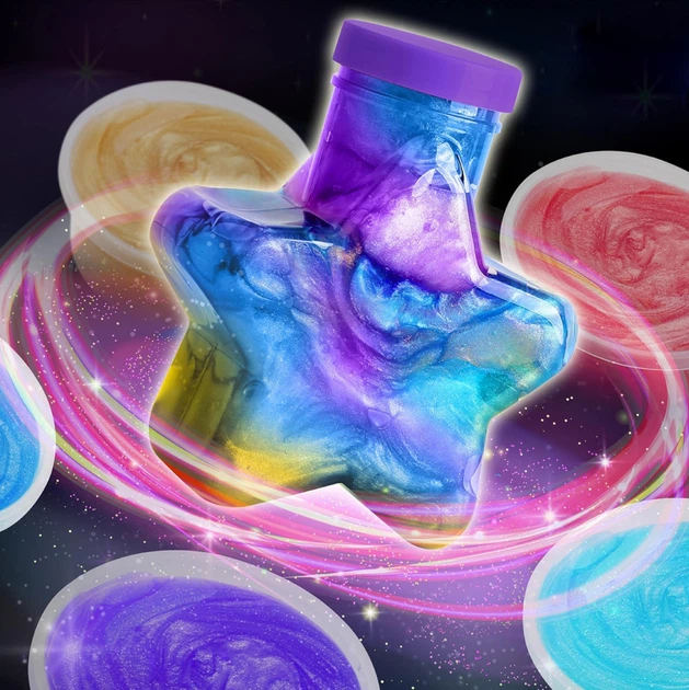 Набор для изготовления слаймов Slime Galaxy Безграничная Галактика в пластиковом боксе - изображение 2