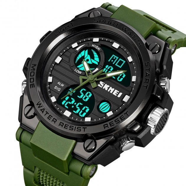 Мужские часы Skmei 2031AG Army Green - изображение 4