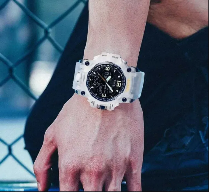 Годинник наручний чоловічий SKMEI 1155 White - изображение 7