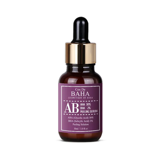 Пилинг для лица Cos De BAHA AHA BHA AB Serum AB с гликолевой кислотой 30% и салициловой кислотой 2% 30 мл 
