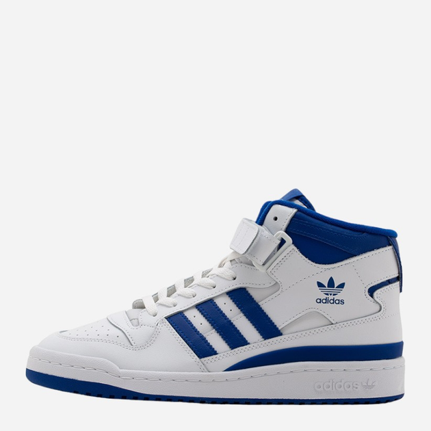 Sneakersy męskie skórzane adidas Forum Mid FY4976 46 Białe (4064037285157) - obraz 1