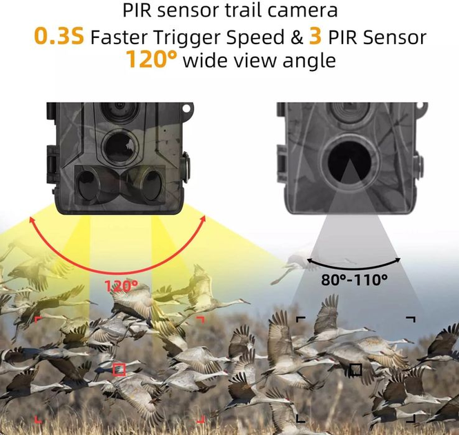 Фотоловушка Suntek HC802А 20MP камера наблюдения охотничья - изображение 5