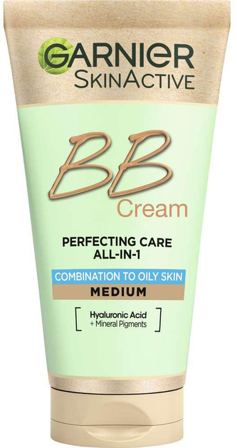 BB-Krem Garnier Skin Active Perfecting Care All In 1 SPF 25 Medium 50 ml (3600542414975) - obraz 1