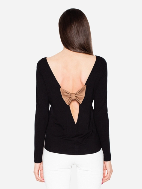 Блузка жіноча Venaton VT010 XL Чорна (5902670301393) - зображення 2