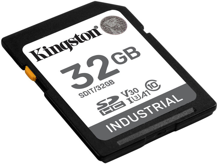 Карта пам'яті Kingston SDHC 32GB Industrial Class 10 UHS-I U3 V30 А1 (SDIT/32GB) - зображення 2