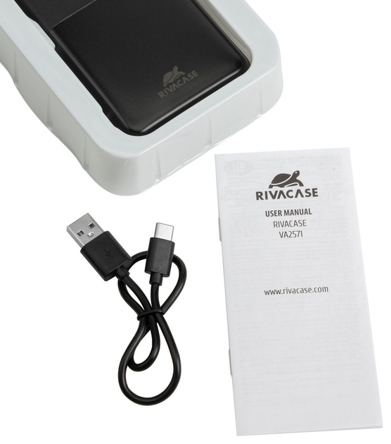 УМБ RIVACASE Rivapower VA2571 20000 mAh QC/PD 18 Вт Black (4260709010809) - зображення 11