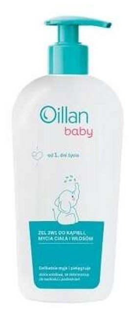 Oczyszczający żel do mycia ciała i włosów Oillan Baby 3 w 1 750 ml (5900116091587) - obraz 1