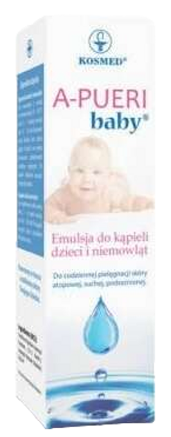 Dziecięca emulsja do kąpieli Kosmed A-Pueri Baby 500 ml (5907681801078) - obraz 1