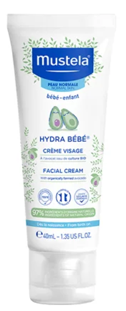 Крем зволожуючий для дітей Mustela Hydra-Bebe Face 40 мл (3504105035976) - зображення 1