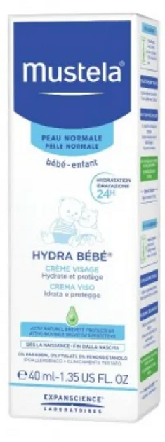 Krem nawilżający dla dzieci Mustela Hydra-Bebe Face 40 ml (3504105035976) - obraz 2