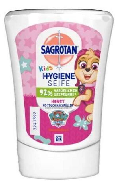 Дитяче рідке мило Sagrotan Kids No-Touch Refill Soap Fever 250 мл (4002448107309) - зображення 1