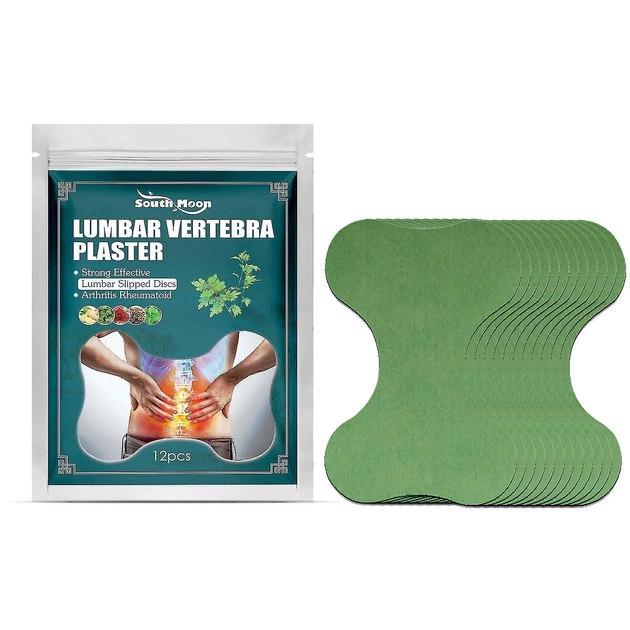 Пластырь патч для снятия боли в спине с экстрактом полыни 5 штук в наборе, Зеленый - изображение 1