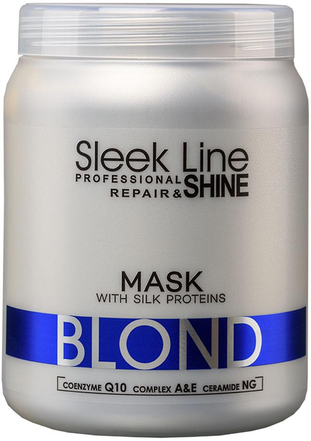 Маска для волосся Stapiz Sleek Line Repair & Shine Blond Mask 1000 мл (5904277710882) - зображення 1